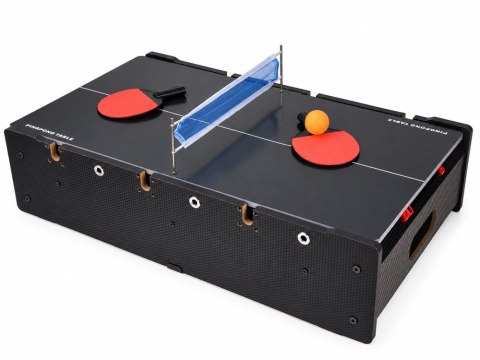 Stół do gier 6w1 Elektryczny cymbergaj, piłkarzyki, bilard, pingpong GR0842